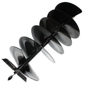 Бур земляной двухзаходный / шнек для мотобура для Efco TR 1585 R/Oleo-Mac MTL85R 40х100 см. - Emak Бур земляной двухзаходный / шнек для мотобура для Efco TR 1585 R/Oleo-Mac MTL85R 40х100 см. - EmakЗемляные шнеки и удлинители к бензобурам<br>Бур садовый двухзаходный (шнек для мотобура) Oleo-Mac 40х100 см<br>