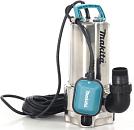 Дренажный насос для грязной воды Makita PF1110 (PRC,1100 Вт, 250 л\м, 10 м, нержавеющая сталь, 7.7 кг)