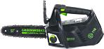 Пила - сучкорез аккумуляторная цепная одноручная GreenWorks GD40TCS 10" без АКБ и ЗУ (PRC, BL 40В, 1/4"-1.3-58E, 2.35 кг)