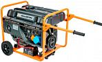 Бензиновый генератор Villartec GG7300ЕВС (PRC, 420 см3, 6.0/6.5 кВт, электростартер, медь, 25 л, комплект колёс, 86.1 кг)