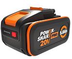 Аккумулятор Worx WA3645 (Li-ion, 20В, 5 А/ч)