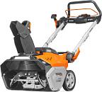 Снегоуборщик аккумуляторный Daewoo DAST 6042Li SET с АКБ 5 А/ч и ЗУ (PRC, BL 2x21В, ширина 51 см, фара, 21 кг)