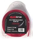 Леска EVOline 3,0 мм, 15 м, витой квадрат, бесшумная