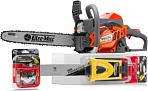Бензопила Oleo-Mac GSH 40 16" + комплект Powersharp (PRC, 38.9 куб.см., 1.7 кВт/2.3 л.с., Oregon 3/8"-1.3-57E, EasyOn, 4.5 кг)