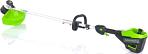 Триммер аккумуляторный GreenWorks GD60LT с АКБ 4 А/ч и ЗУ (PRC, BL 60В, леска 2.0 мм, D-рукоятка, 3.6 кг)