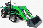 Фронтальный погрузчик Kerland для минитрактора Kubota A211N / B2441 / B2741 с ковшом 0,145 м3, авто-горизонтом и джойстиком