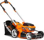 Газонокосилка аккумуляторная самоходная Daewoo DLM 5042 Li-S SET с 2 АКБ 5 А/ч и ЗУ (PRC, 47 см, BL 2х21В, сталь, вариатор, 65 л, 3 в 1, 26 кг)