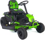 Садовый минирайдер GreenWorks GC82LT107 аккумуляторный с 6 АКБ 8 А/ч и ЗУ двойное 3 шт (PRC, BL 82В, 107 см, 6 слотов для АКБ, LED-фара, 207 кг)