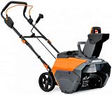 Снегоуборщик аккумуляторный Villartec WA4051 Set8 с АКБ 8 А/ч и ЗУ (PRC, BL 40В, ширина 51 см, фара, 2 порта для АКБ, 19 кг)