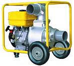 Мотопомпа бензиновая Champion GP100E Pro для слабозагрязнённых жидкостей (PRC, Champion, 270 куб.см., 1600 л/мин., 4", 16 м, 49,5 кг.)