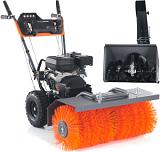 Комбимашина Villartec SW7080E с щеткой 80 см и снегоуборщиком 56 см (PRC, 7,0 л.с., 212 см3, эл/стартер, фара, скорости 5/2, 73 кг)