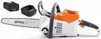 Аккумуляторная цепная пила Stihl MSA 160 C-B 12" SET с AP200 и AL101 (AUT, 36В Pro, 1/4"P, 1,1 мм., 64E, 4,4 кг.)