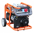 Бензиновый генератор Zongshen Premium KB 9003 E трехфазный (PRC, 440 см3, 8.0/8.5 кВт, 32 л, электростарт, колеса, 100 кг)