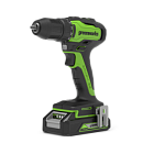 Дрель - шуруповерт аккумуляторная GreenWorks GD24DD35 с АКБ 2 А/ч и ЗУ (PRC, BL 24В, 35 Нм, 1.3 кг)