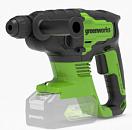 Перфоратор аккумуляторный GreenWorks GD24SDS1 без АКБ и ЗУ (PRC, BL 24В, SDS-Plus, 1.2 Дж, 2.7 кг)