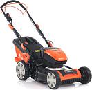 Газонокосилка аккумуляторная самоходная Yard Fox EL4655B SET с АКБ 4.0 А/ч и ЗУ (PRC, BL 60В, 46 см, сталь, 3 в 1, 55 л, 25 кг)