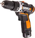 Дрель - шуруповерт аккумуляторная Worx WX128.3 с 2 АКБ 2 А/ч и ЗУ (PRC, 12В, 25 Нм, кейс, 2.35 кг)