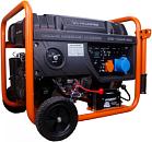 Бензиновый генератор Villartec GG8300ЕВС + блок автозапуска (PRC, 420 см3, 6.0/6.5 кВт, электростартер, медь, 25 л, комплект колёс, 91.4 кг)