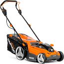 Газонокосилка аккумуляторная Daewoo DLM 4142 Li без АКБ и ЗУ (PRC, BL 2х21В, 40 см, 50 л, мульчирование, 12.2 кг)