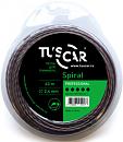 Леска Tuscar Spiral Professional Grey/Red 2.4 мм х 63 м (витой эллипс, 100% полимер BASF PA66 Германия)