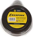 Леска триммерная Champion Nylplus Square 3,0 мм., 2-х компонентный материал, квадрат, 23 м.