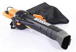 Садовый пылесос/воздуходувка электрическая Worx WG505E (PRC, 3000 Вт, 45 л, 128-335 км/ч, 10 м3/мин, 4.1 кг)