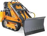 Универсальная машина мини-погрузчик Baumech ML-03 Pro + гидравлический отвал 130 см. и расширители 55 см. с двигателем Zongshen GB750 V-Twin