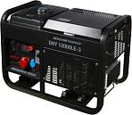 Дизельный генератор Hyundai DHY 12000LE-3 трехфазный (PRC, Hyundai, 954 см3, 10/11 кВт, 25 л, электро стартер, комплект колёс, 203 кг)