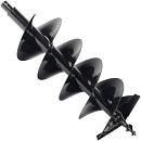 Бур земляной двухзаходный (шнек для мотобура) Patriot D 300B (30 x 80 см, сменные ножи, круг 20 мм)