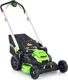 Газонокосилка аккумуляторная самоходная GreenWorks GD60LM61 без АКБ и ЗУ (PRC, BL 60В, 61 см, 2 слота для АКБ, сталь, мульчирование, 65 л, 32 кг) Газонокосилка аккумуляторная самоходная GreenWorks GD60LM61 без АКБ и ЗУ (PRC, BL 60В, 61 см, 2 слота для АКБ, сталь, мульчирование, 65 л, 32 кг)