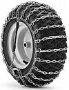 Цепи на колеса Husqvarna 16x6,5-8 (40,6x16,5 см.) без грунтозацепов для R 213C / R 214C / R 316T / R 316T AWD / RC 318T и ST 268EP / ST 276EP / ST230P