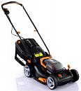 Газонокосилка аккумуляторная Worx WG743E с 2 АКБ 4 А/ч и ЗУ (PRC, 2х20В, 40 см, пластик, мульчирование, 45 л, 19 кг)