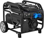 Бензиновый генератор Hyundai HHY 9050FE ATS (PRC, Hyundai, 420 см3, 6,0/6,5 кВт, 25 л, электро стартер, ATS, комплект колёс, 97 кг)