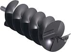 Бур земляной двухзаходный (шнек для мотобура) Elitech 25x80 см., круг 20 мм.