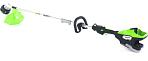 Триммер аккумуляторный GreenWorks ST161S без АКБ и ЗУ (PRC, BL 82В, 1.6 кВт, леска 2.4 мм, D-рукоятка, ремень, разъем, 5.7 кг)