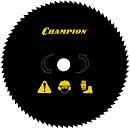 Нож с остроугольными зубцами Champion 80T 255 мм. 25,4 мм.
