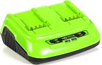 Зарядное устройство GreenWorks G40UC8 двойное быстрой зарядки для аккумуляторов 40В (2 х 4 A)