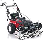 Аккумуляторная подметальная машина Tielbuerger TK38 Pro Akku SET c 2 АКБ и ЗУ (GER, 2х56В, ширина 80 см, диаметр 40 см, 3 вперед/1 назад, 97 кг.)