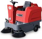 Подметальная машина аккумуляторная с сиденьем оператора EVOline SWB 1250 с LiFePo АКБ и ЗУ (PRC, 50 А/ч, 140 см, 150 л, 420 кг)