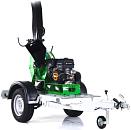 Измельчитель веток Дровосек М400 20 л.с. с эл/стартером (RUS, Lifan, дисковый, ветки до 102 мм, 2-х колесный прицеп, 320 кг)