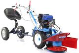 Мотоблок для кошения высокой травы Нева МБ2 ZS GB225 7.5 + адаптер ездовой + косилка КР-05