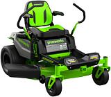 Садовый райдер GreenWorks GC82ZT107 аккумуляторный с 6 АКБ 8 А/ч и ЗУ двойное 3 шт (PRC, BL 82В, 107 см, 6 слотов для АКБ, LED-фара, 216 кг)