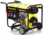 Дизельный генератор Champion DG6501E-3 трехфазный (PRC, Champion, 474 см3/8.9 л.с., 6.2/6.8 кВт, электростартер, 12.5 л, 103 кг)
