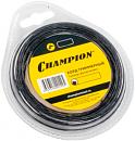 Леска триммерная Champion Ellipse Twist 2,4 мм, витой элиппс, 50 м.