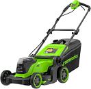 Газонокосилка аккумуляторная GreenWorks GD24X2LM411 без АКБ и ЗУ (PRC, BL 2х24В, 41 см, пластик, мульчирование, 60 л, 16.6 кг)