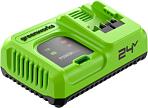 Зарядное устройство GreenWorks G24C8 ультрабыстрой зарядки для аккумуляторов 24В (8 А)