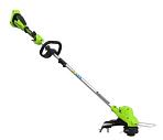 Триммер аккумуляторный GreenWorks GD40LT c АКБ 4 А/ч и ЗУ (PRC, BL 40В, леска 2.0 мм, ремень, 3.3 кг)