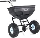 Тележка - разбрасыватель для удобрений, песка и реагентов RockMelt TC2036 черная (PRC, 35 л / 35 кг, пневмоколеса 15"x6.00-6, вес 13.7 кг)