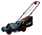 Газонокосилка электрическая Senix LPPE16-M1-EU (PRC, 1600 Вт, 38 см, пластик, 45 л, мульчирование, 13.5 кг)
