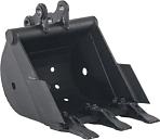 Ковш фундаментный RED 400 мм. для мини-экскаватора, 38 кг.